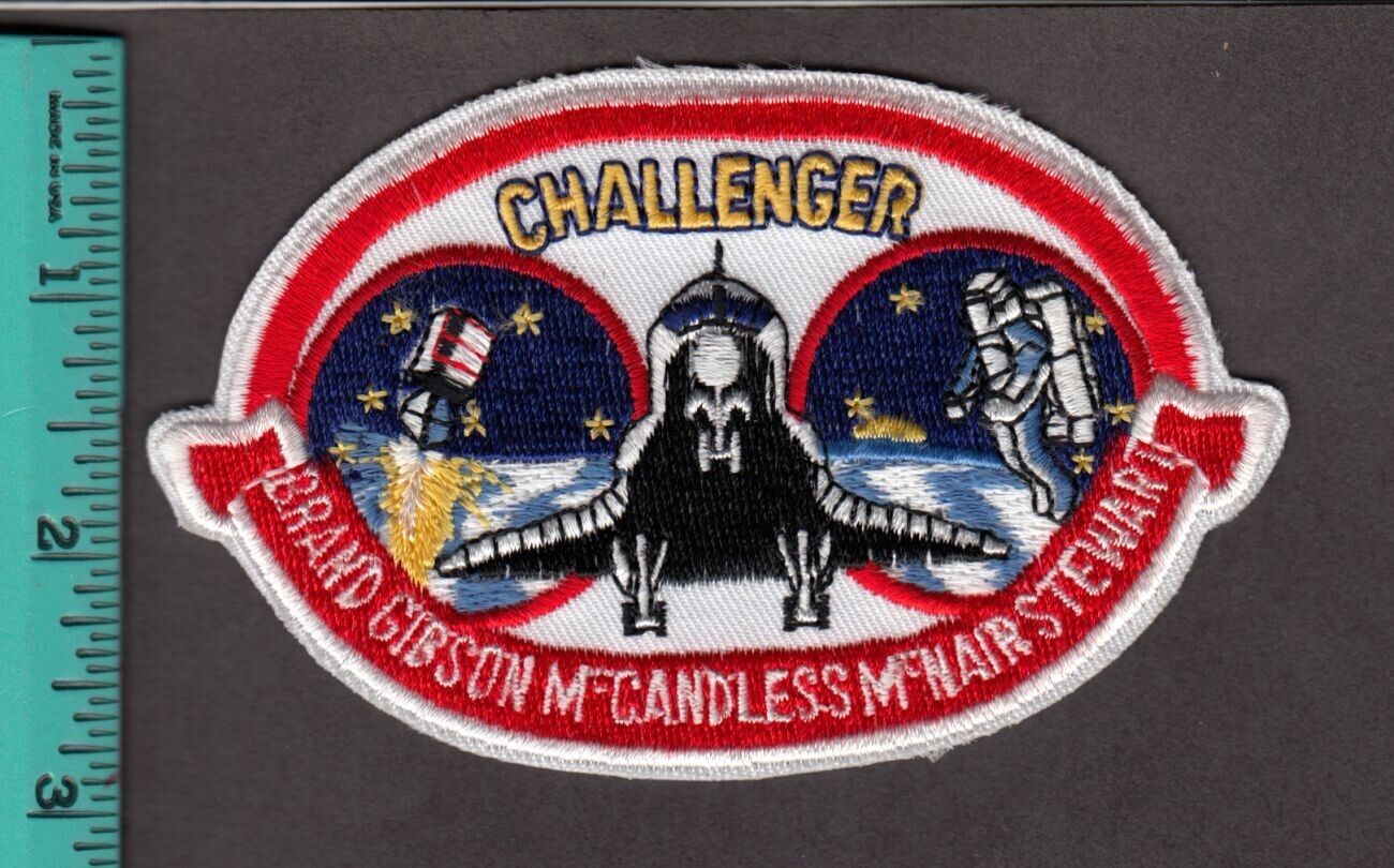 1984 Shuttle Challenger STS-41-B (STS-11) embroidered patch Brand Gibson (A9