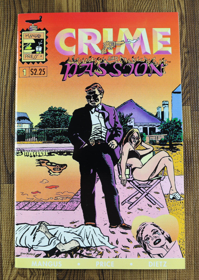 1994 Mango Press Comics Crime And Passion #1 FN/FN+