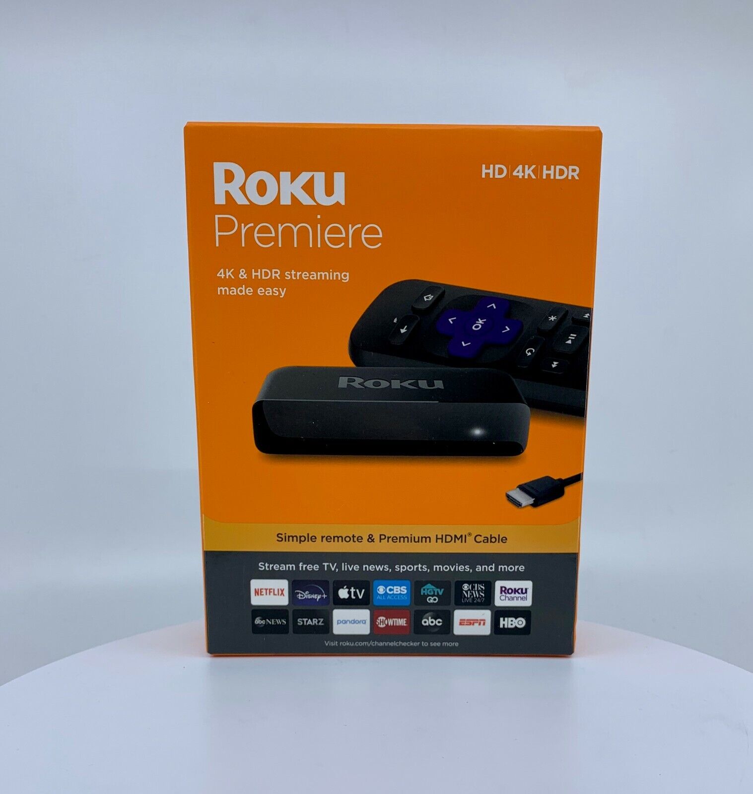 Roku Premiere HD/4K/HDR Streaming Media Player NEW IN SEALED BOX