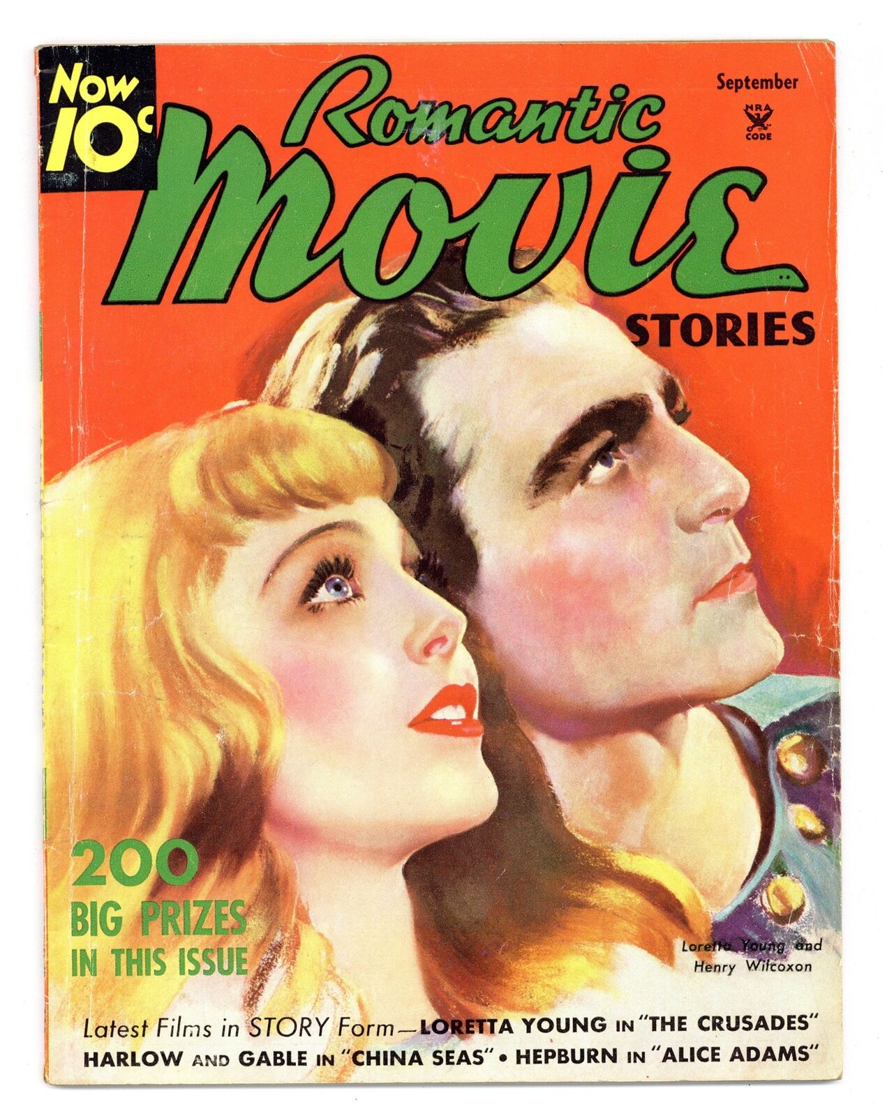 Romantic Movie Stories Magazine #18 VG 1935