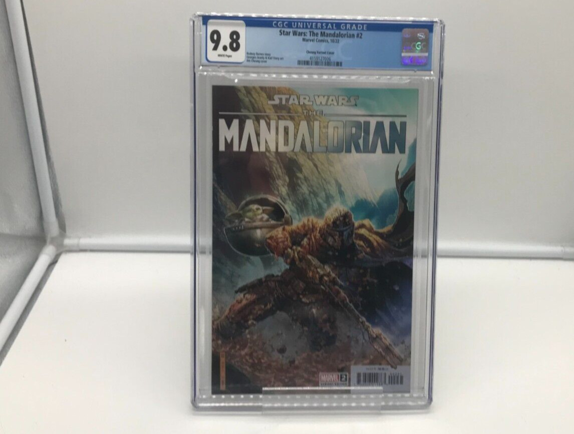 Star Wars: The Mandalorian #2 CGC 9.8 Cheung 1:50 1st Full App Grogou Marvel