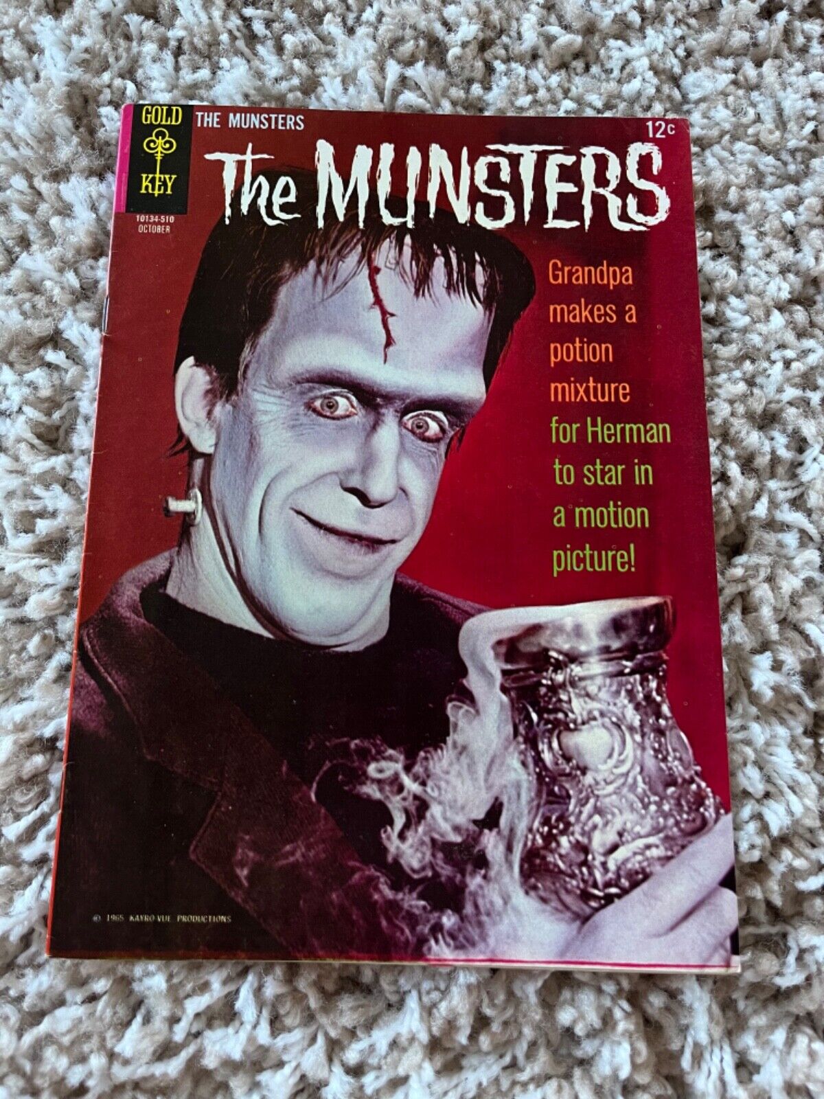 The Munsters #4 VF+ 8.5 Gold Key 1965