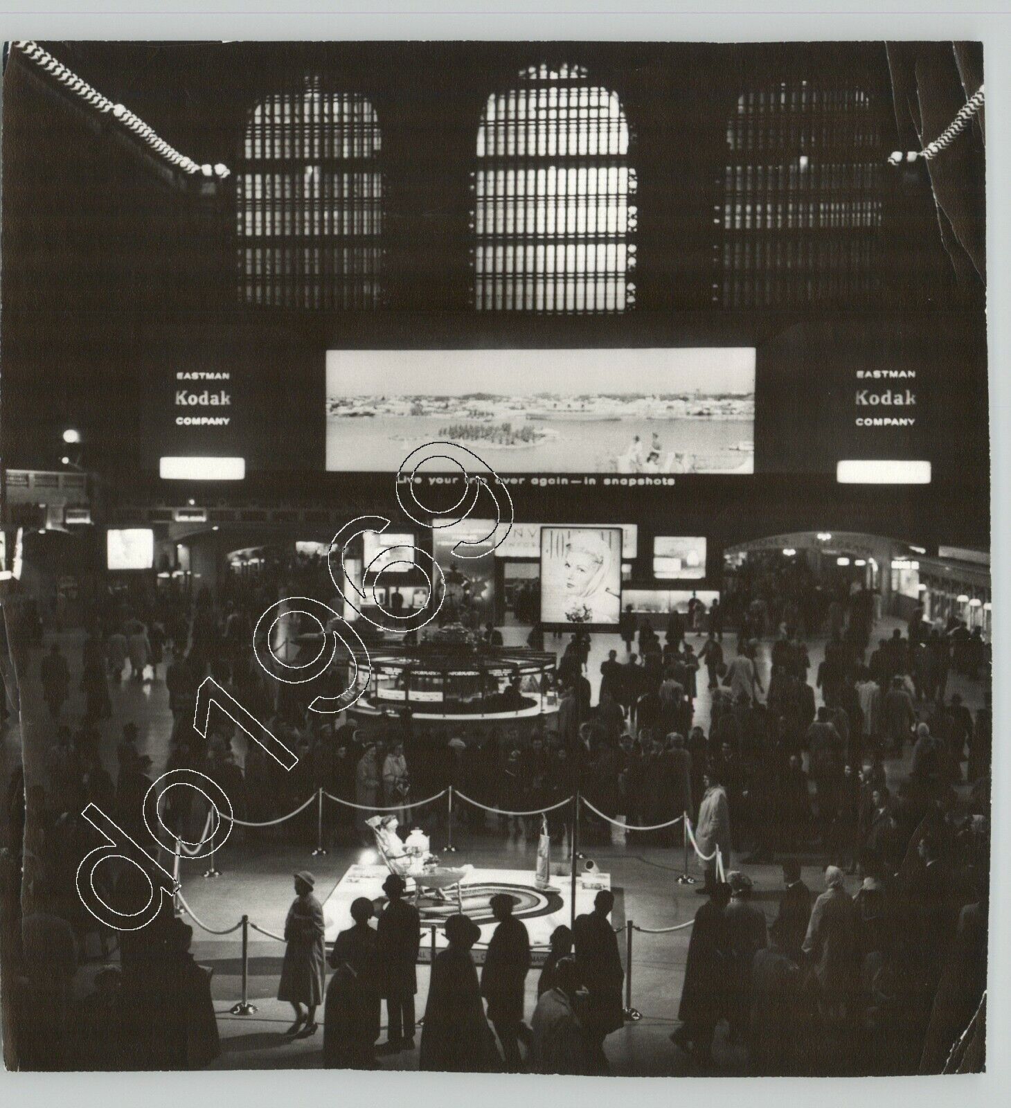 VTG ARCHITECTURE Grand Central Interior New York City 1950s Press Photo