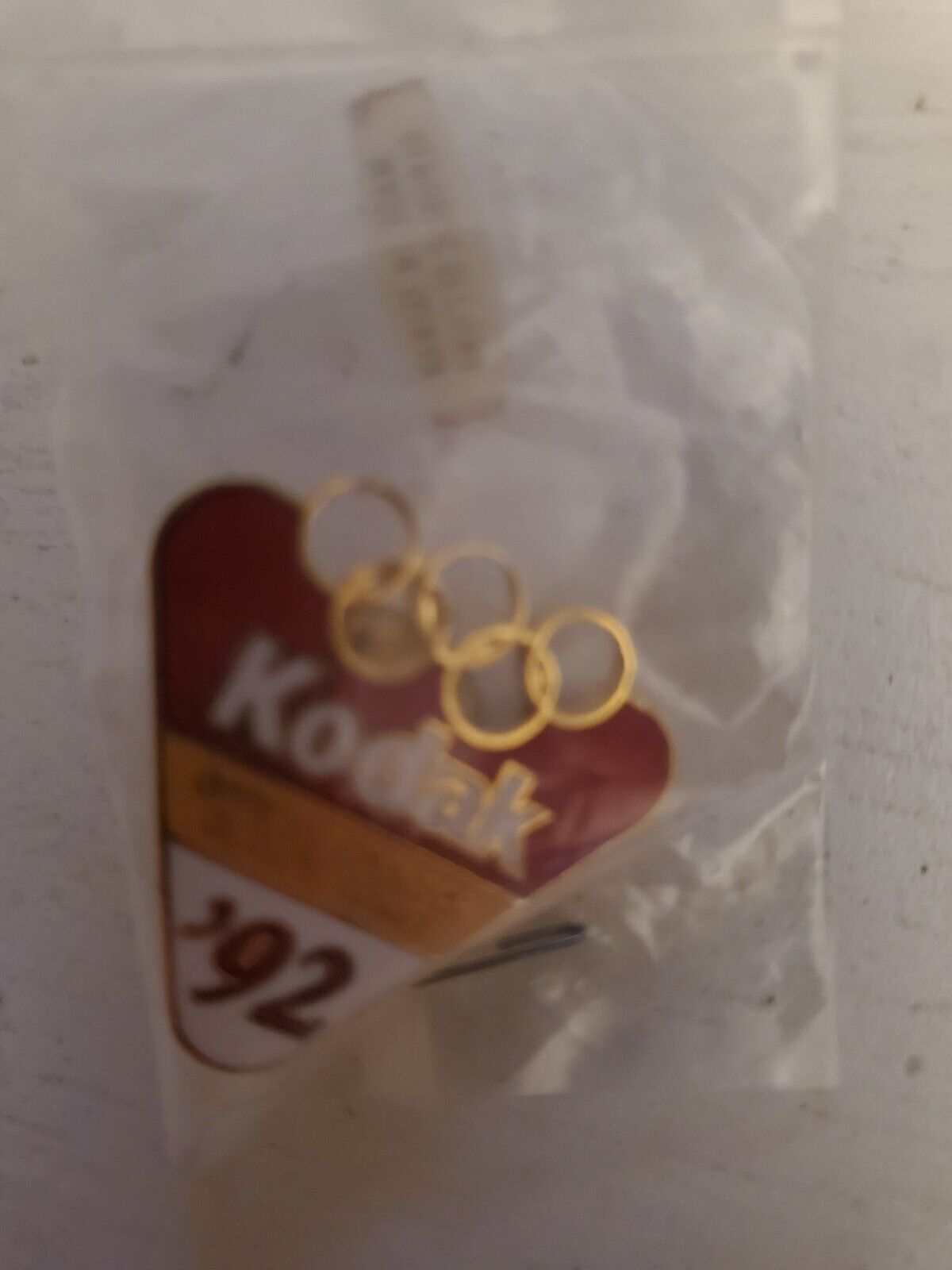 Kodak Official Sponsor 92 Olympics Pin