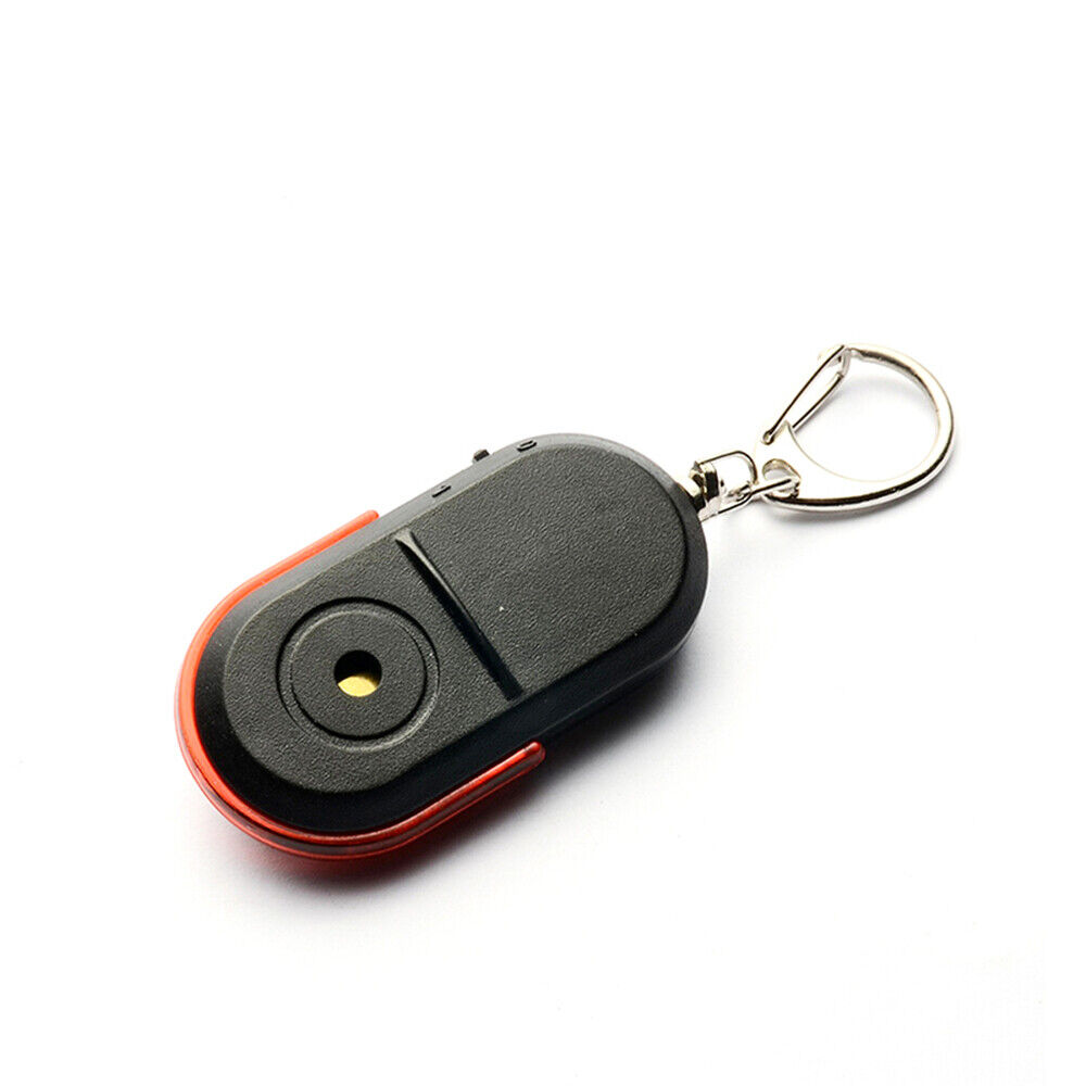 Wireless Anti-Lost Whistle Key Locator Keychain Finder with Alarm and LED Light