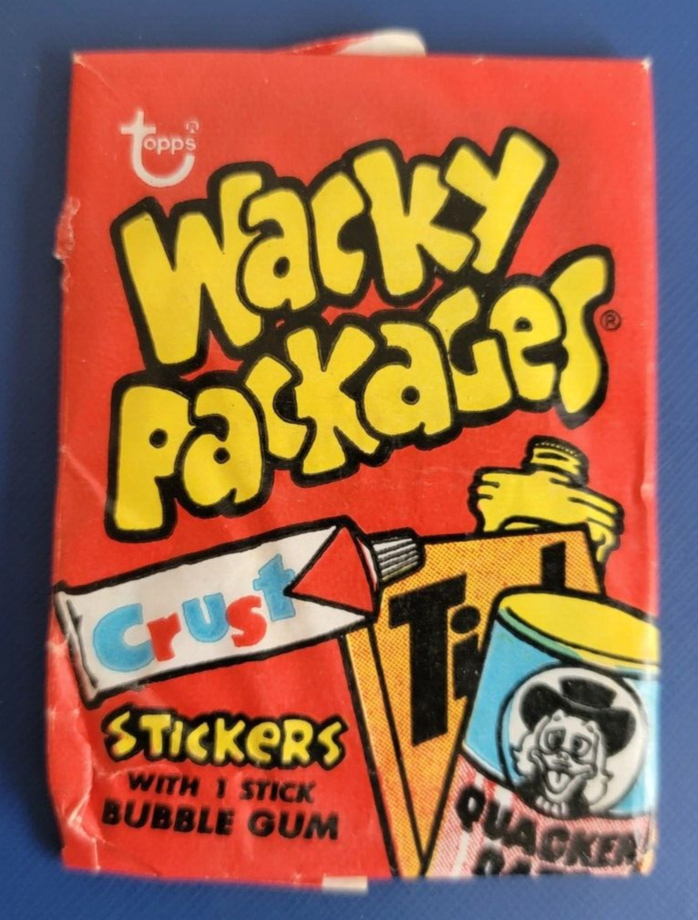 1973 VINTAGE WACKY PACKAGES SERIES 2 UNOPENED RED PACK  @@ SUPER RARE @@