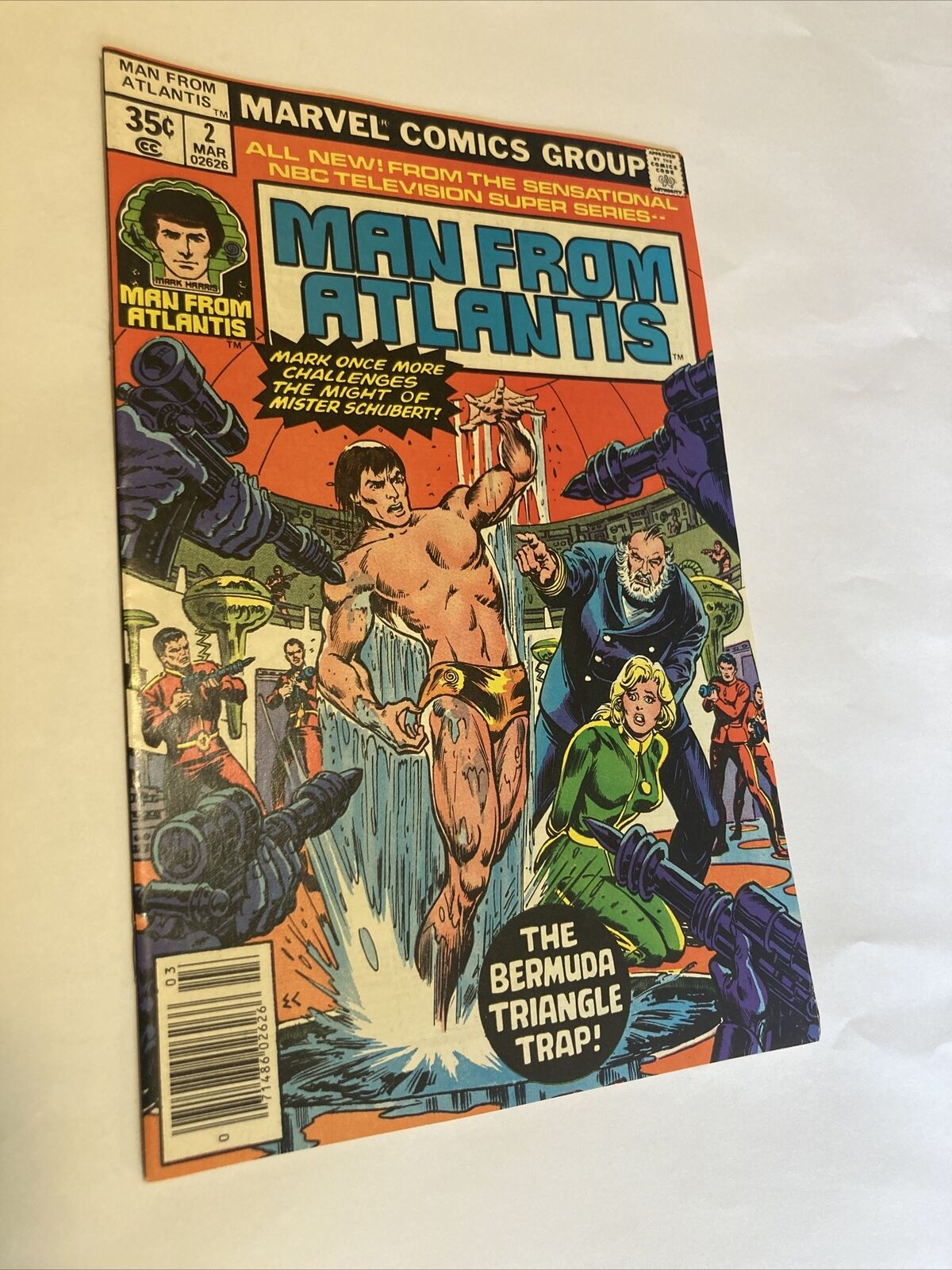 Vtg 1978 MAN FROM ATLANTIS  #2  Marvel Comics NBC Television Super Series