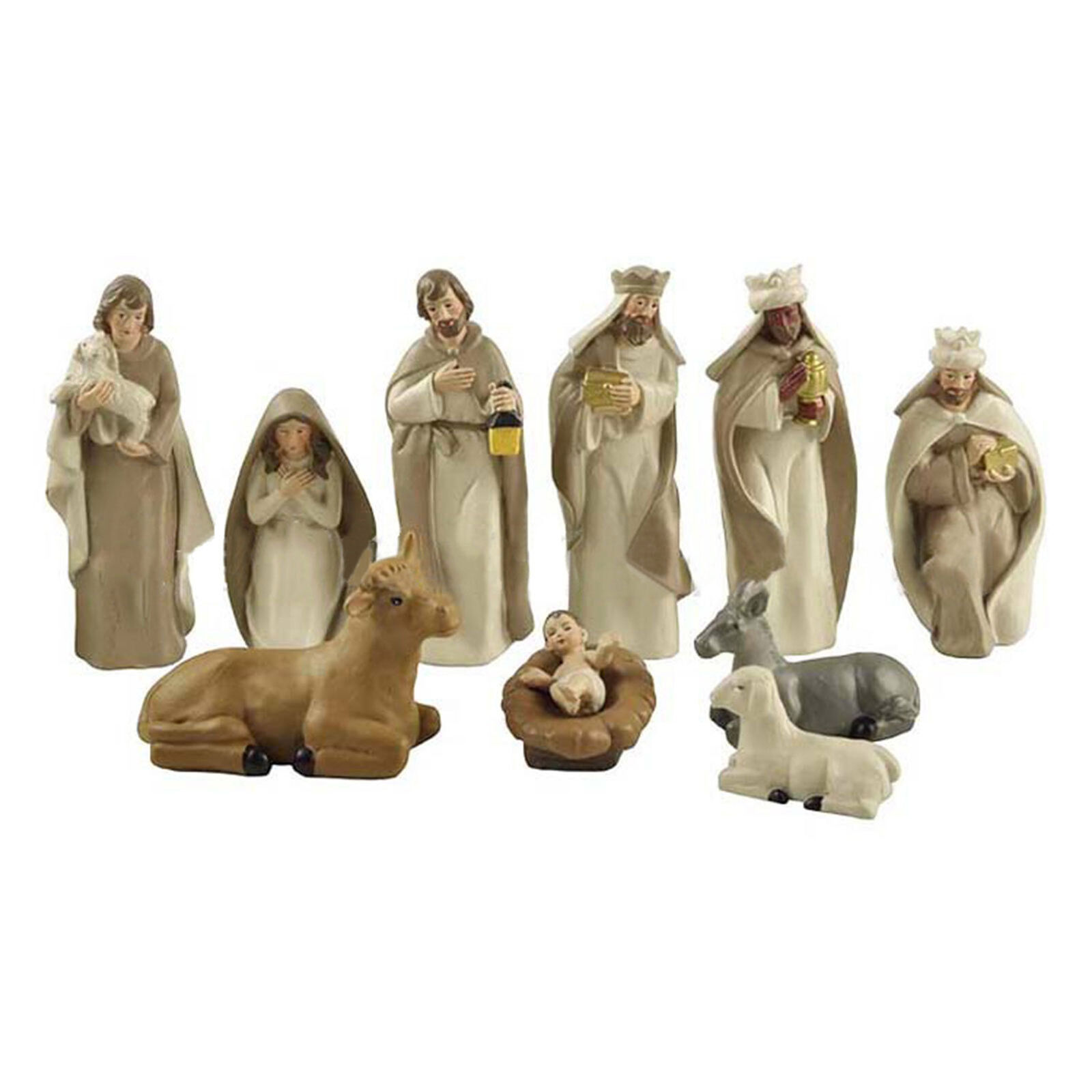 Christ Birth of Jesus Ornament Set Nativity Scene Figurines Set Christmas Statue