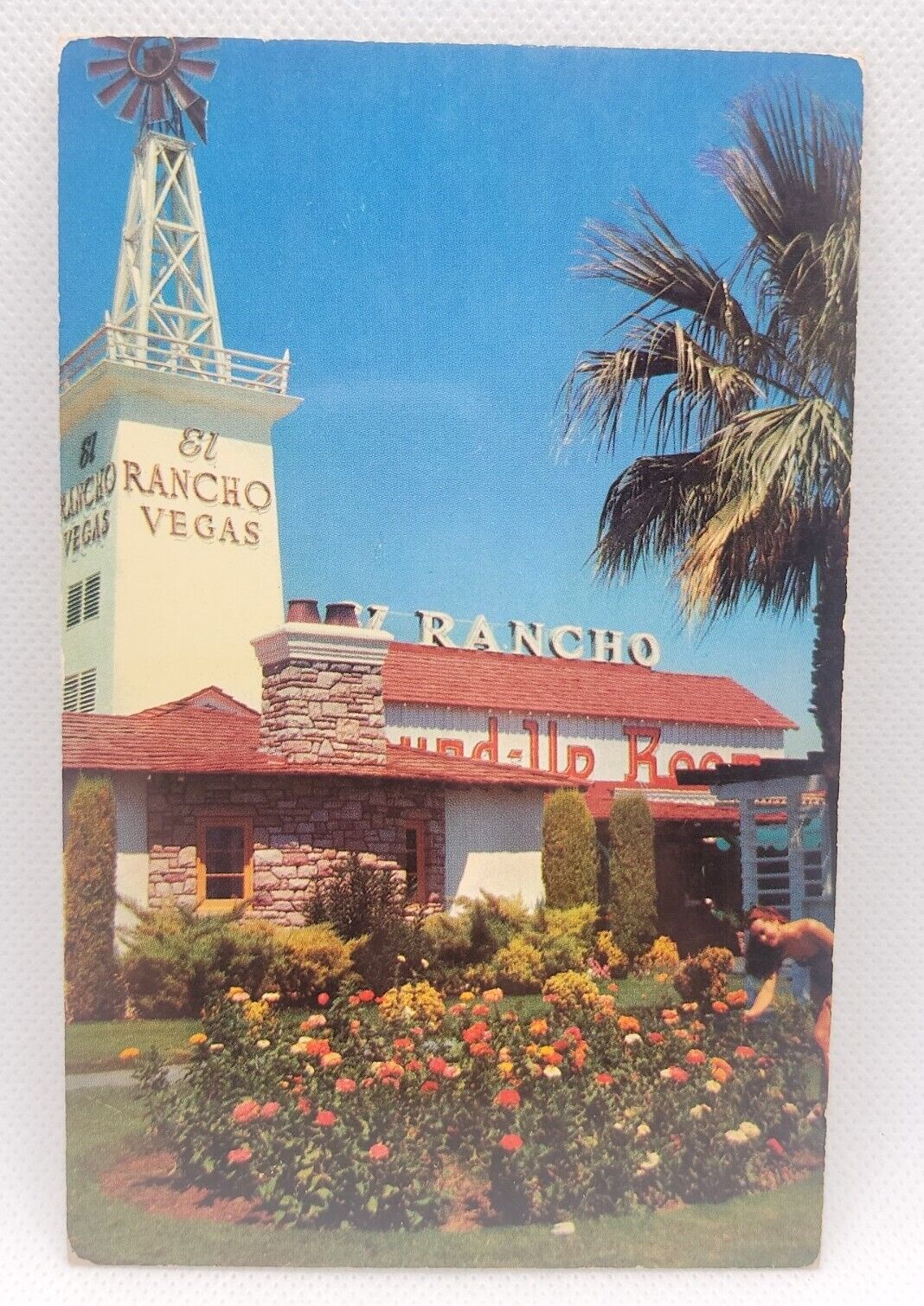 Vintage Postcard Hotel El Rancho Vegas Las Vegas Nevada 