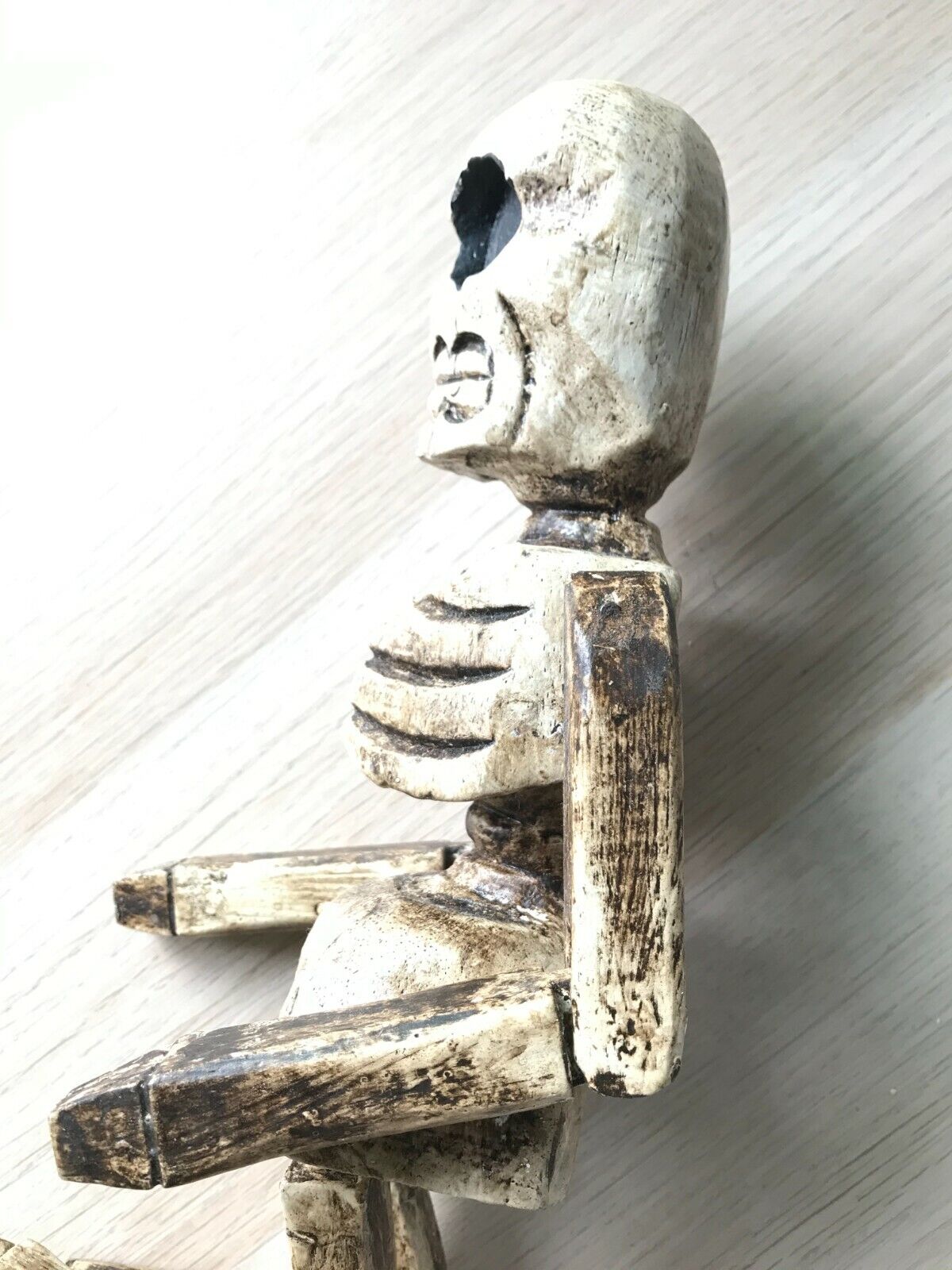 ECOJOIN Hand Made Artificial Skeleton Resin Skull Puppet