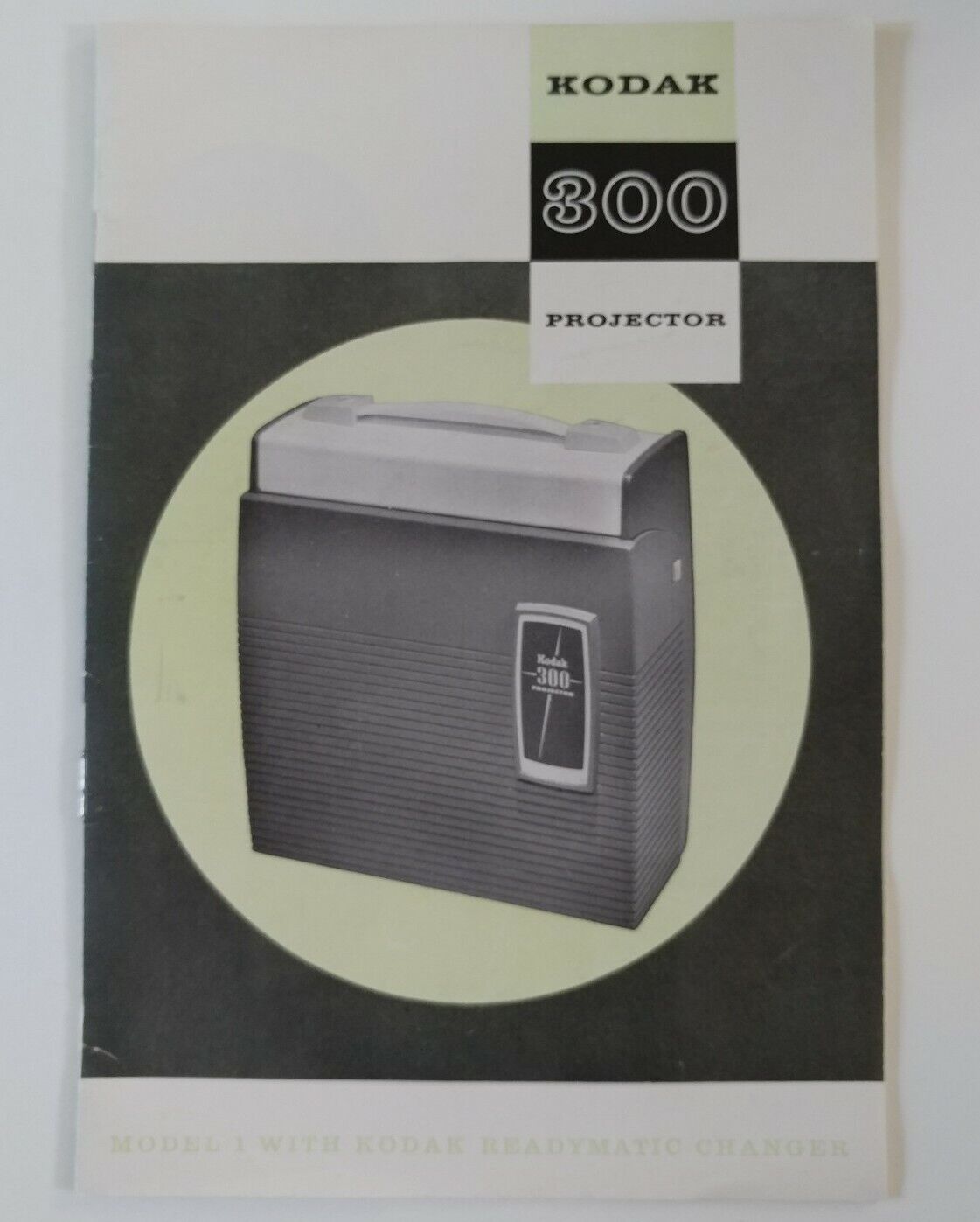 Vintage Kodak 300 Projector Manual Instruction Pamphlet