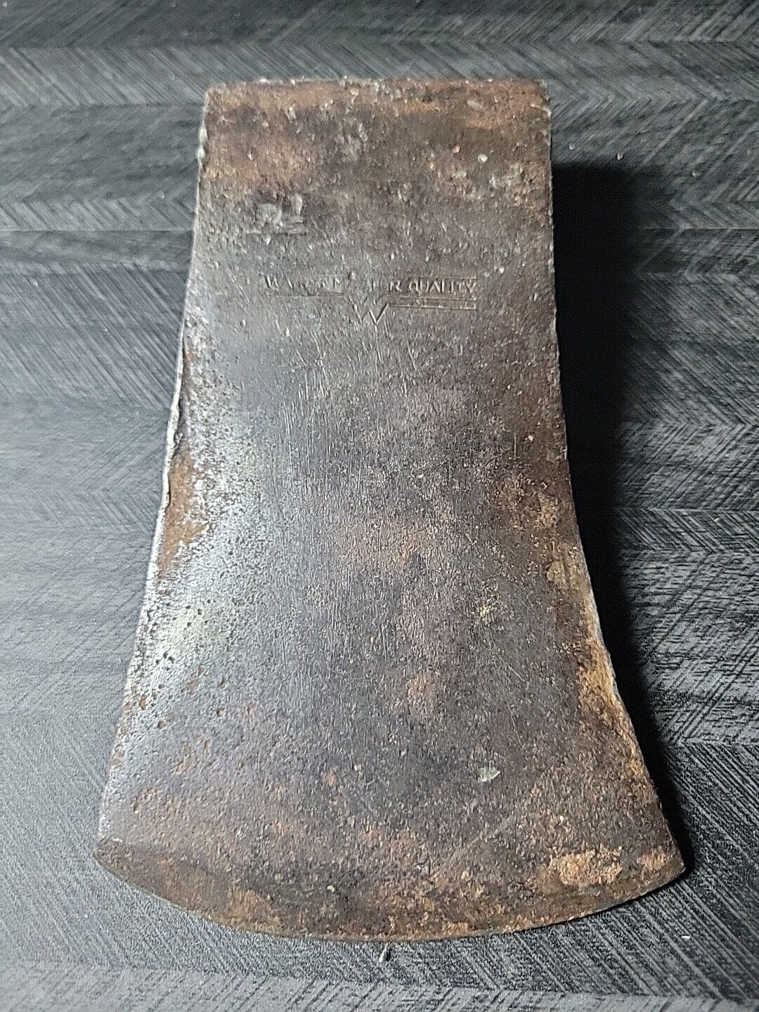 Vintage Embossed WARDS MASTER QUALITY Axe Head