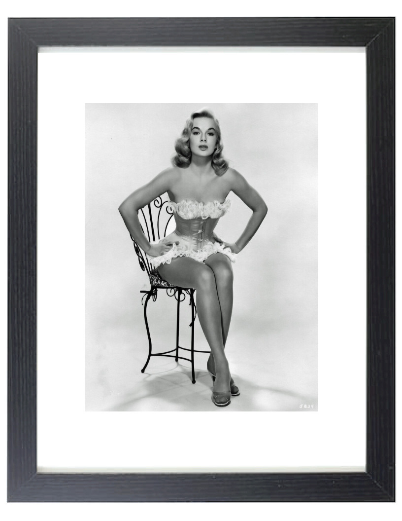 Hollywood Actress LESLIE PARRISH Classic Matted & Framed Picture Photo