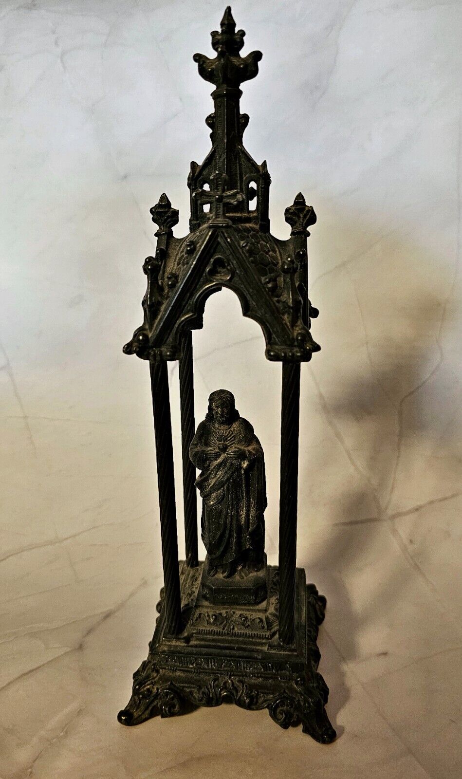Very Fine and Rare Neo Gothic Style Altar with Jesus Amazing Piece of Art