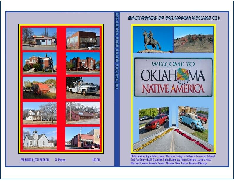 Photo DVD 75 digital photos Back Roads of Oklahoma Vol 1