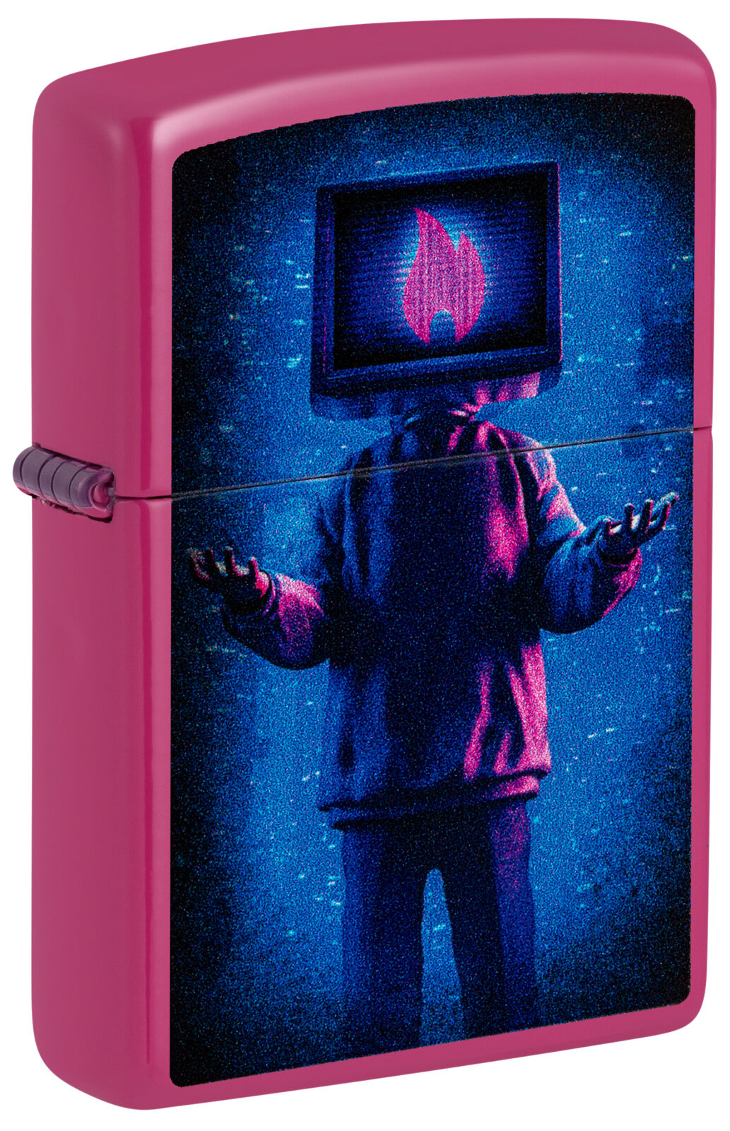 Zippo Flame TV Man Design Frequency Windproof Lighter, 48515