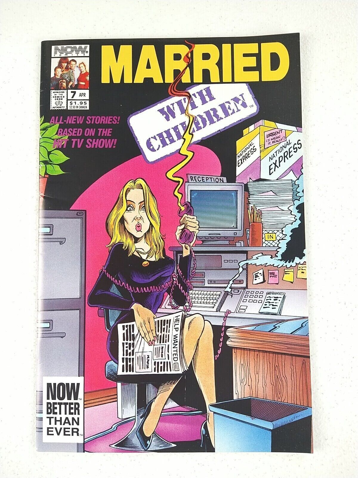 Married With Children #7 Kelly Bundy (1992 NOW Comics) Christina Applegate