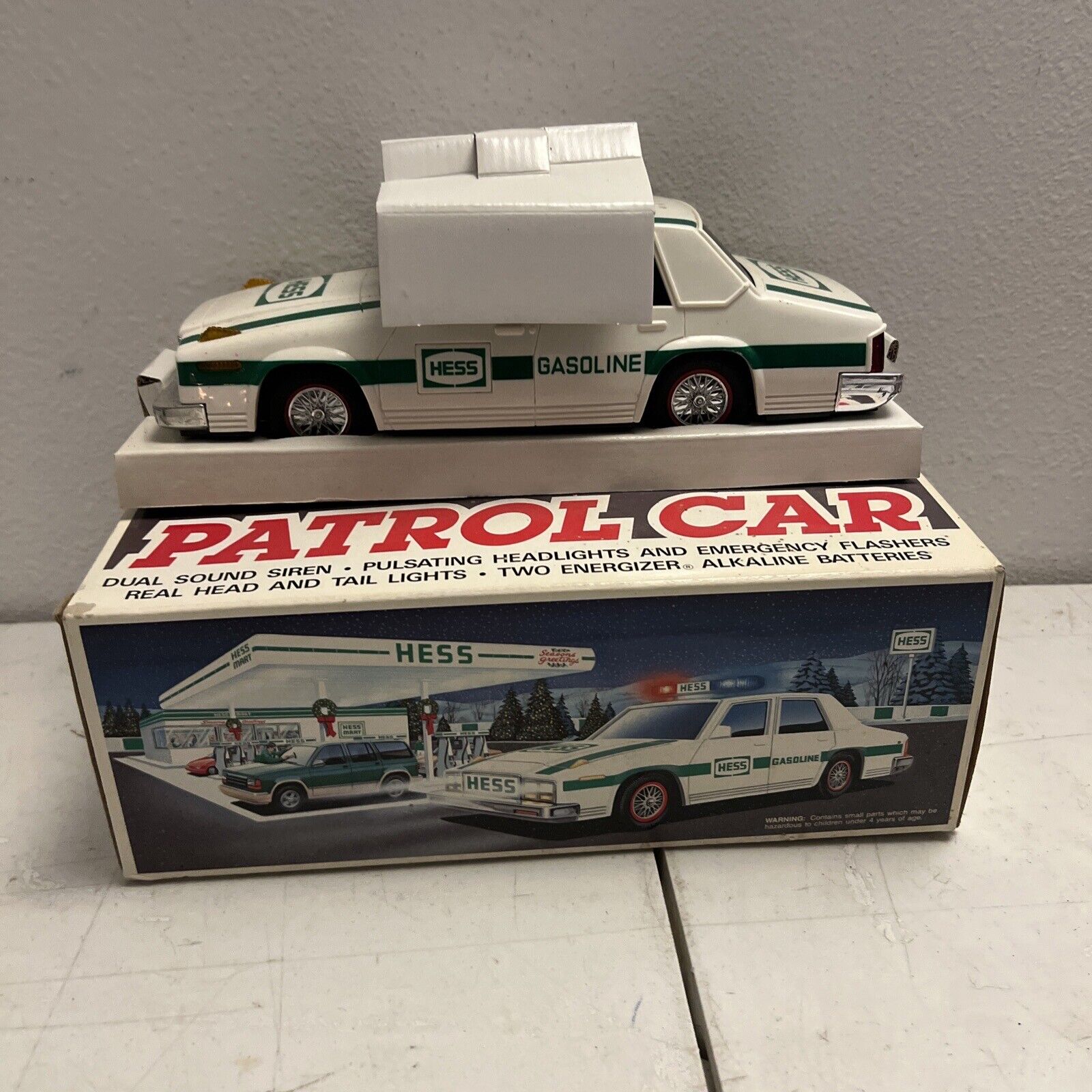1993 Hess Truck Patrol Police Car NEW Mint In Box Unopened Collectors Edition