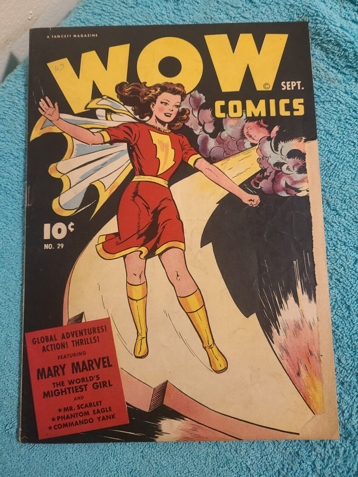 Wow Comics #29 Comic Book-Mary Marvel - Jack Binder Cover & Art