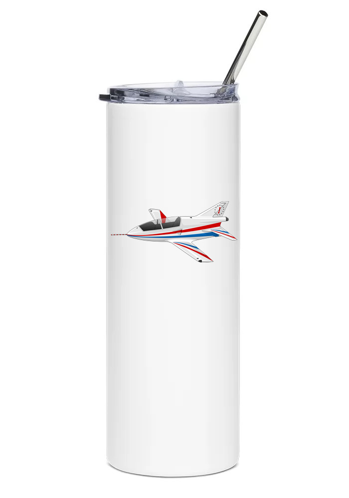 Bede BD-5J Stainless Steel Water Tumbler with straw - 20oz.