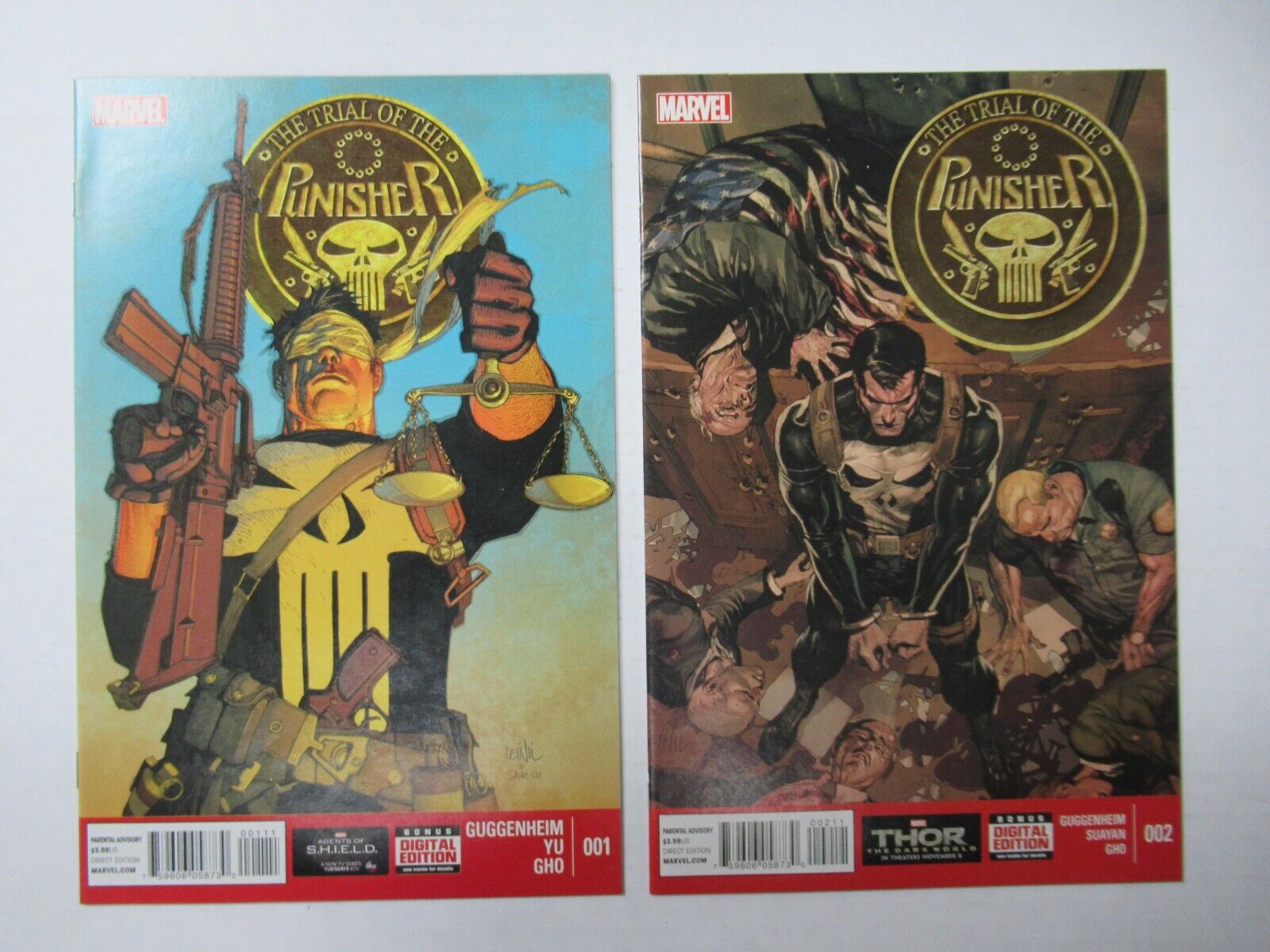 2013 Marvel Comics The Trial Of The Punisher #1-2 Set