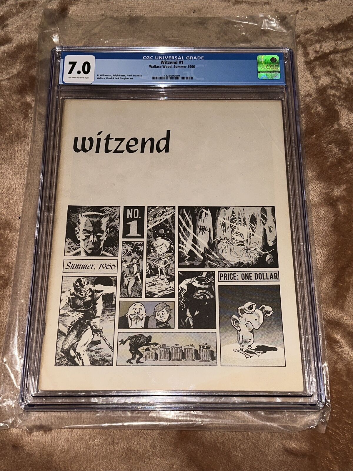 Witzend #1 (Wallace Wood, Summer 1966) CGC 7.0 Off-White To White Pages Rare