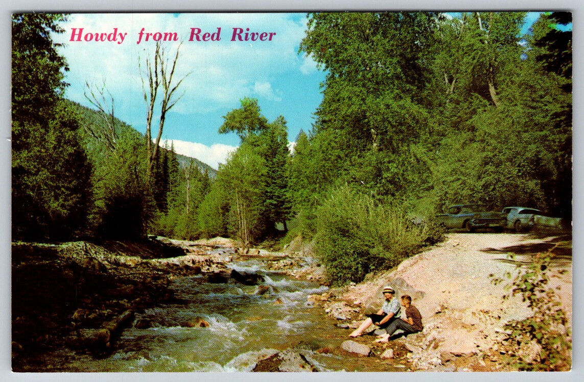 Red River New Mexico Howdy from Red River Postcard