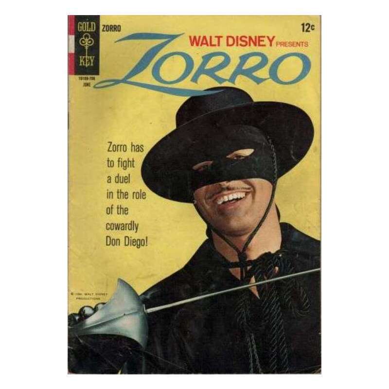 Zorro (1966 series) #6 in G minus condition. Gold Key comics [n^(cover detached)