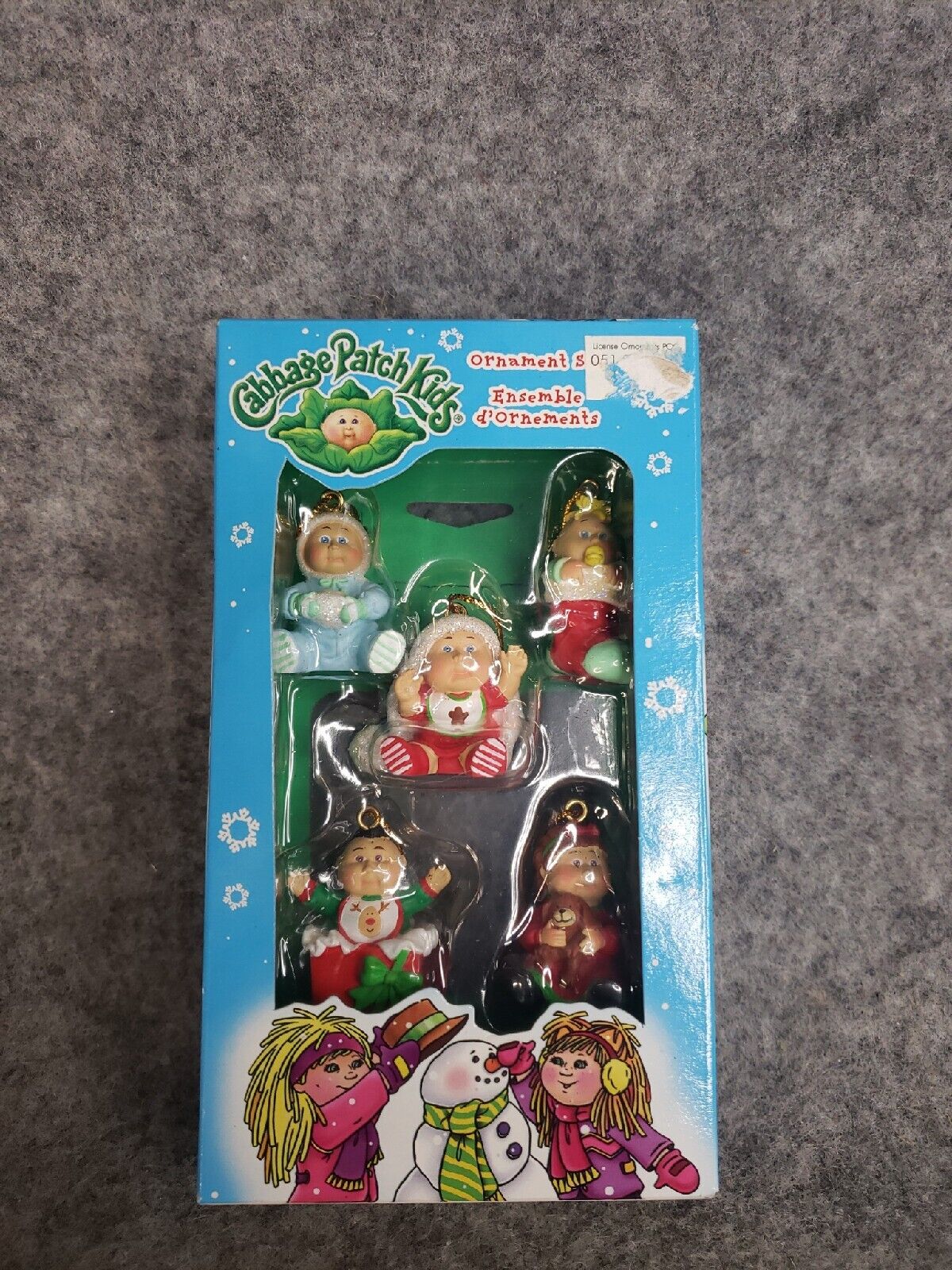 Vintage New Cabbage Patch Kids Hanging Christmas Decorations Holiday Set Decor