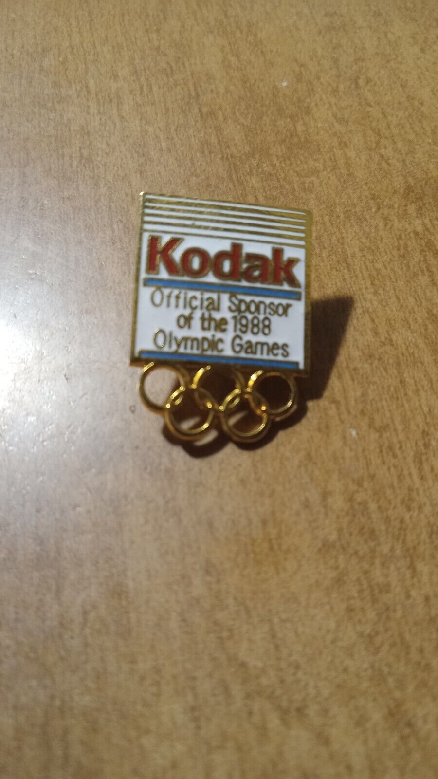 Vintage Kodak 1988 Olympics Official Sponsor Hat Lapel Pin