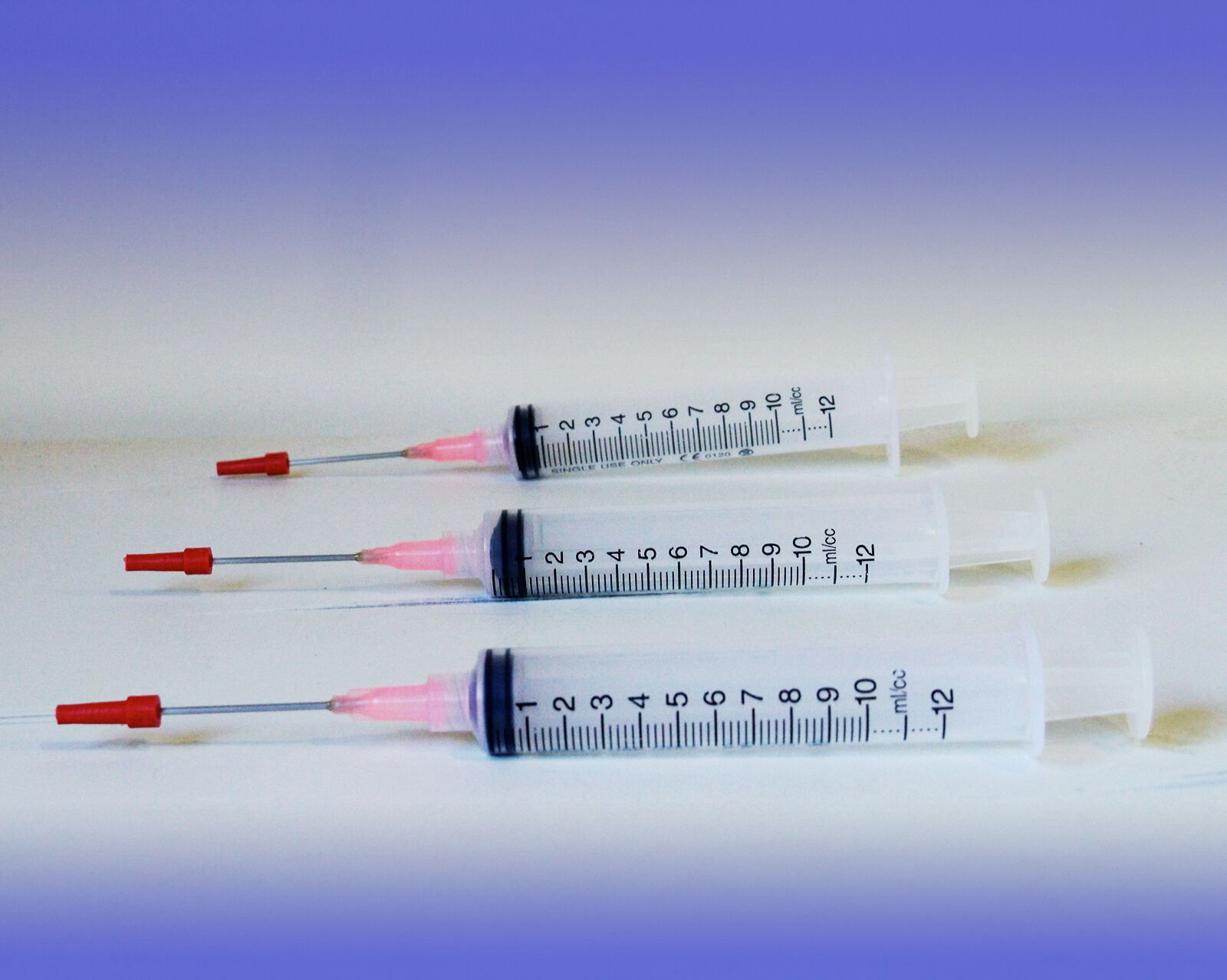 Clock/Machinery Oiling 3-10cc Syringes with Stainless Steel Applicators
