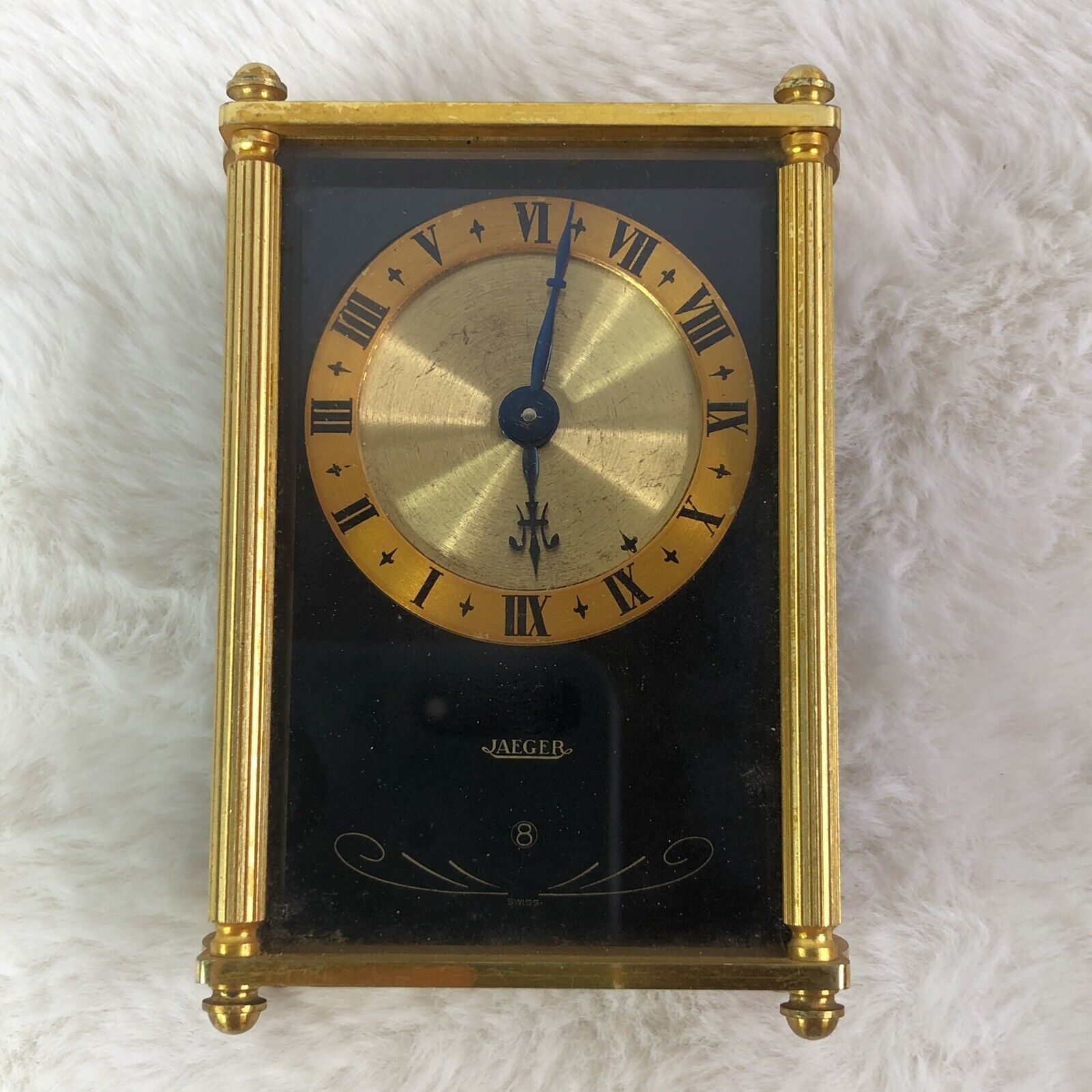 Jaeger LeCoultre 8 Day Musical Alarm Clock **NOT WORKING* Needs Repair**READ**