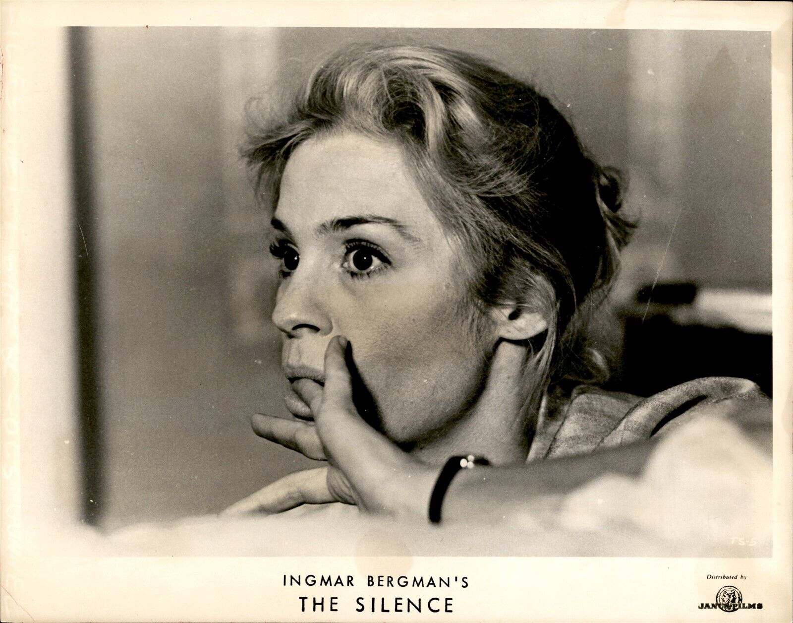 LD285 1954 Original Photo GUNNEL LINDBLOM The Silence Beautiful Actress Eyes