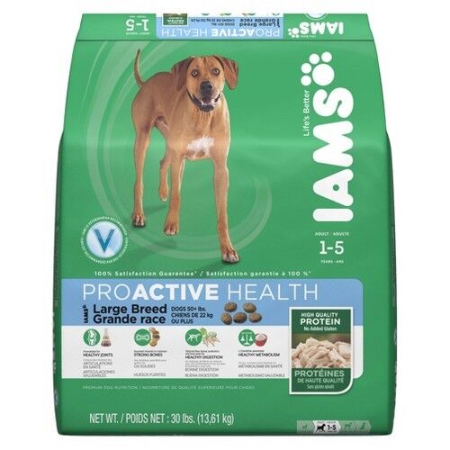 Iams ProActive Health Adult Large Breed Dry Dog Food 30 lbs