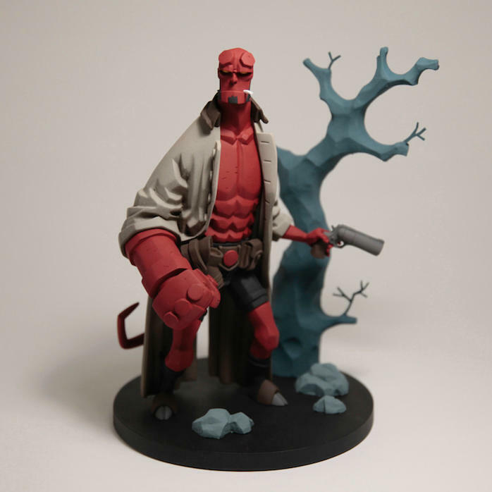 Fariboles Hellboy 1/8 Scale Painted Statue Resin Model Sculpture In Stock New