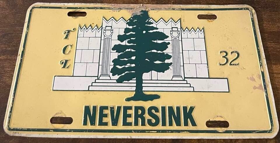 TCL 32 NEVERSINK Booster License Plate Reading Pennsylvania Bowling Team