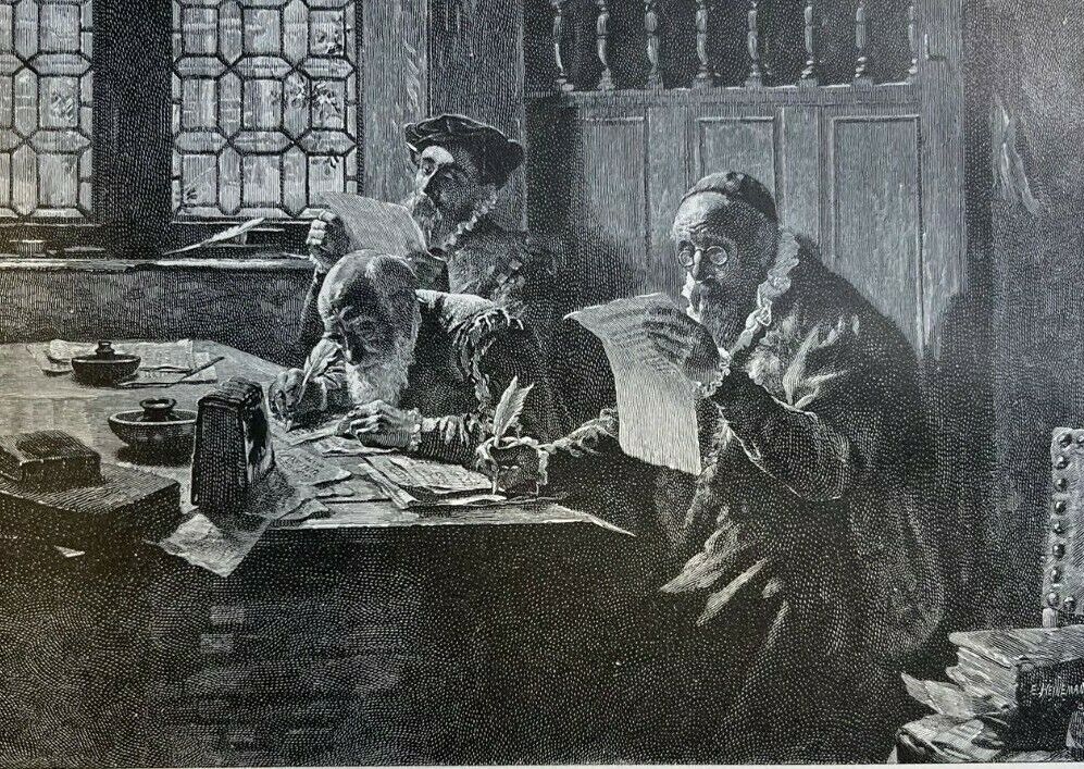 1888 Plantin-Moretus Museum at Antwerp Early Printing illustrated