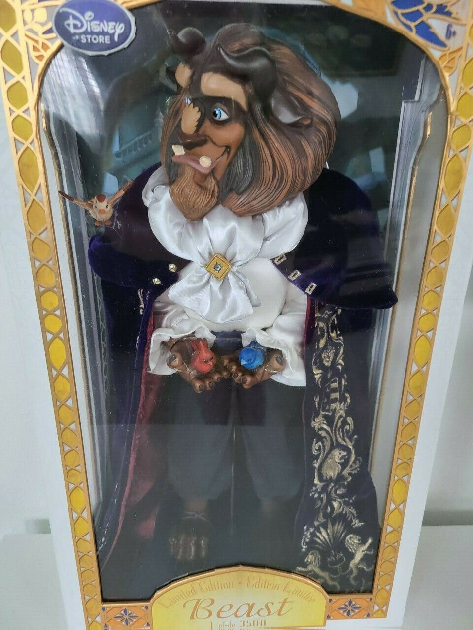 NewDisney Limited Edition ~BEAST~ from beauty and the beast 1of 3500~rare