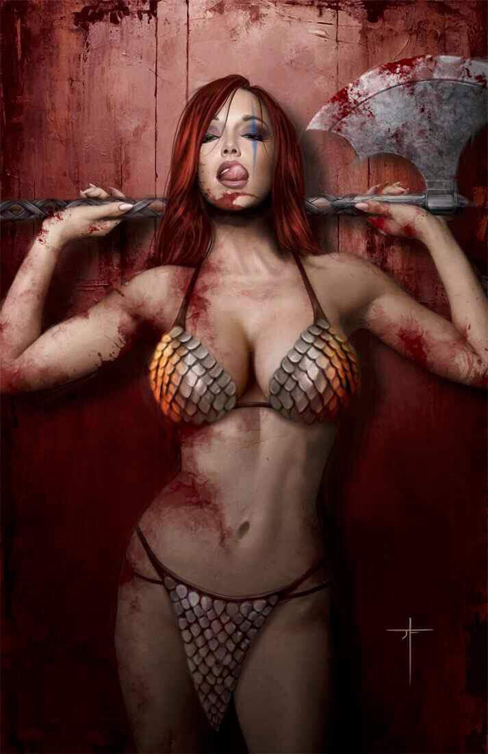 RED SONJA: EMPIRE OF THE DAMNED #1 (JAY FERGUSON EXCLUSIVE VIRGIN VARIANT A)
