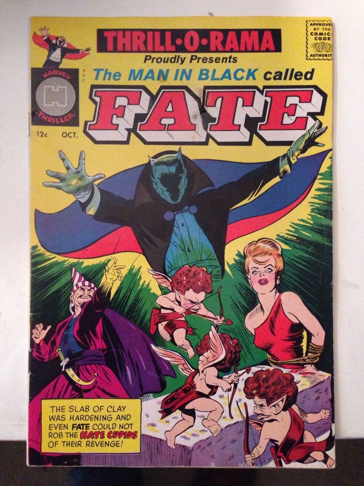 Thrill-O-Rama #1/Silver Age Harvey Comic Book/A Man Called Fate/FN-