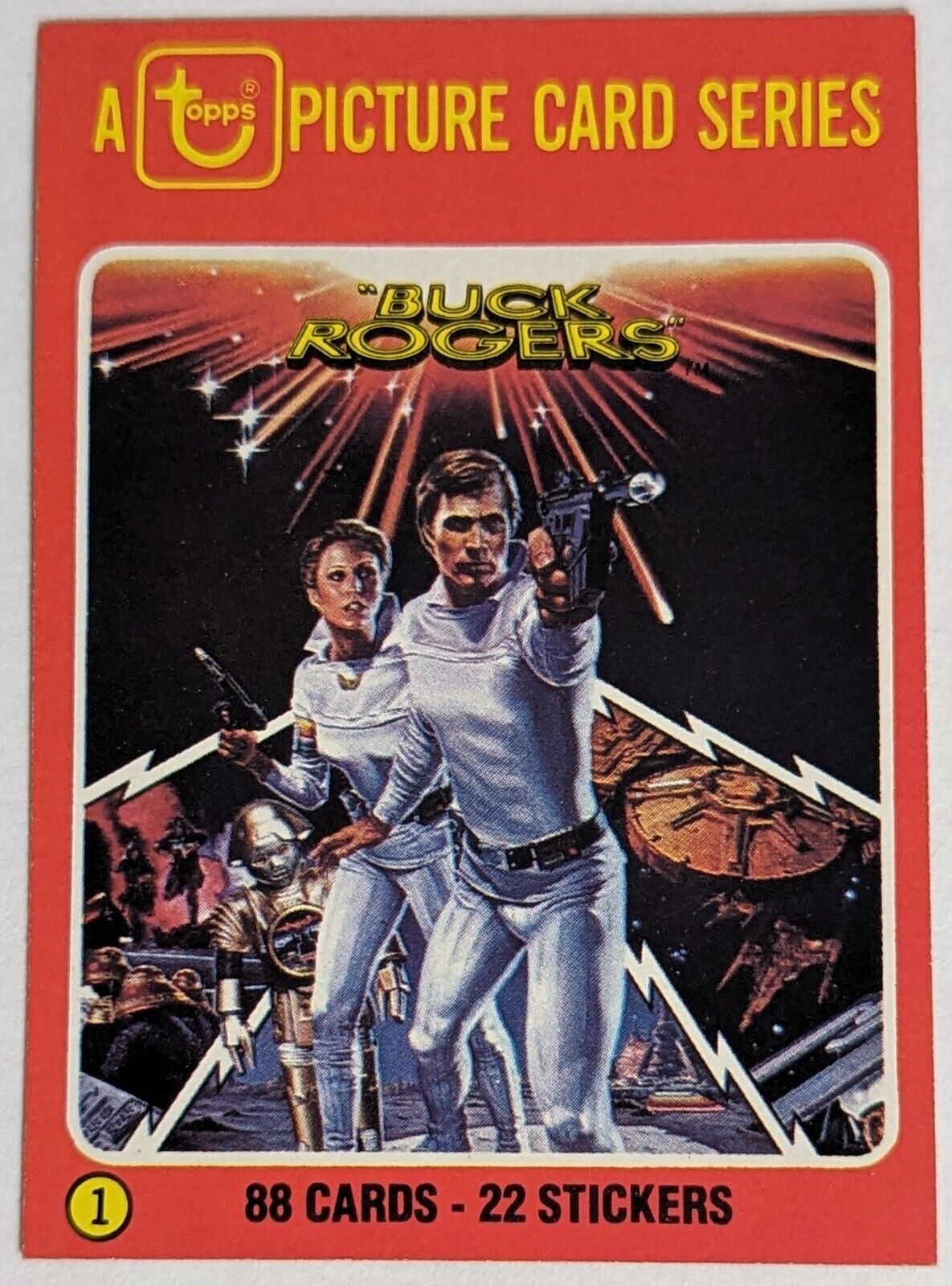 1979 Topps BUCK ROGERS Complete 88 Card Set & 22 Stickers + 1 Wax Pack Wrapper