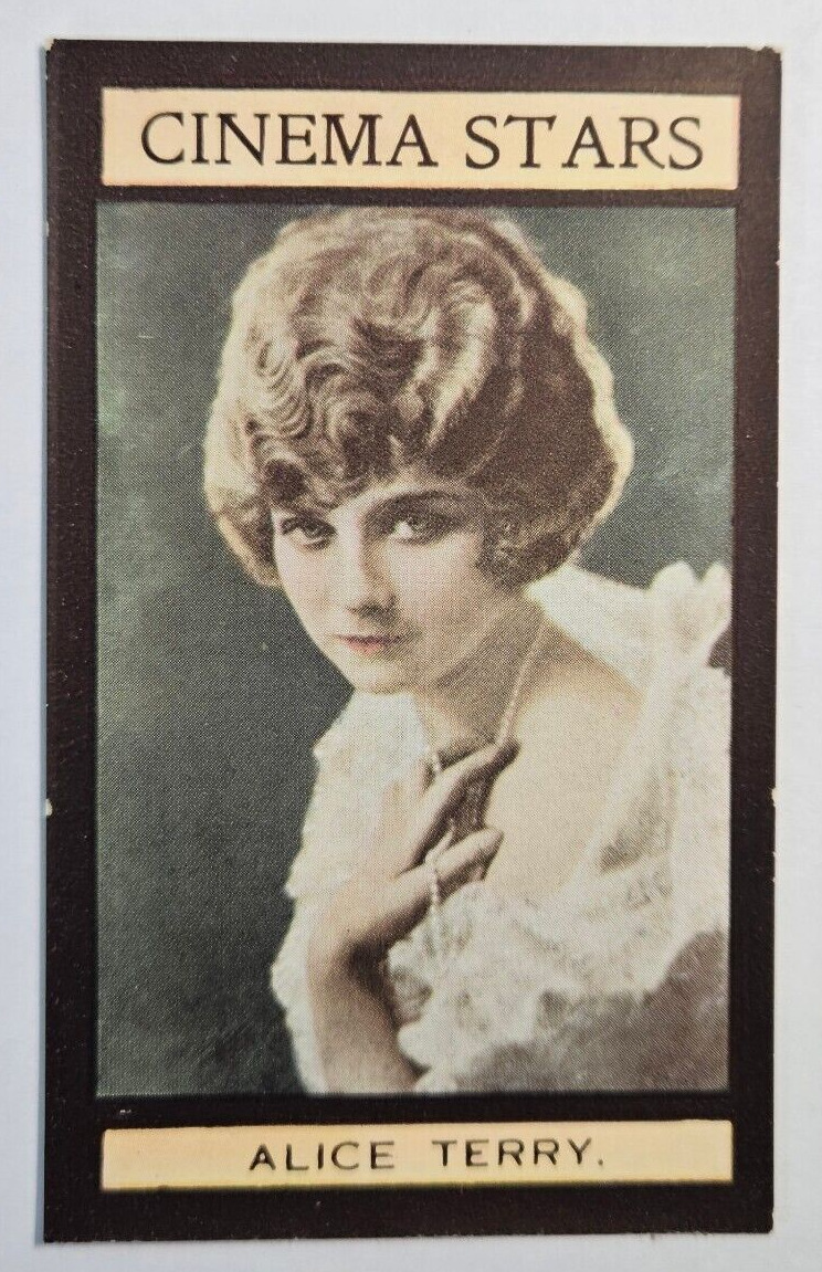 1924 Big Gun (Teofani) Cinema Stars Silent Film Large Card #1 Alice Terry