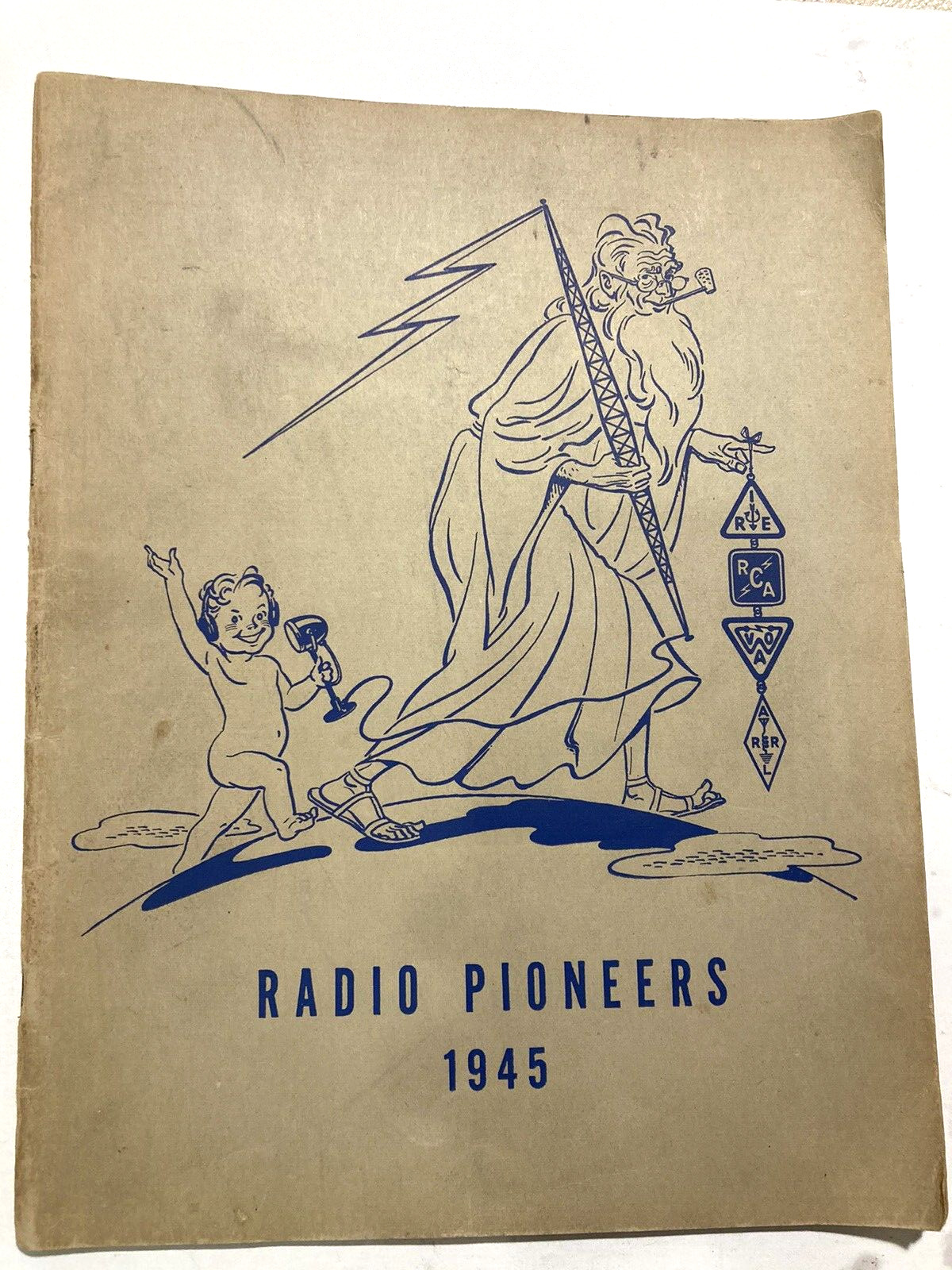 ORIGINAL _ Radio Pioneers 1945 - Book - Institute of Radio Engineers - RCA - etc