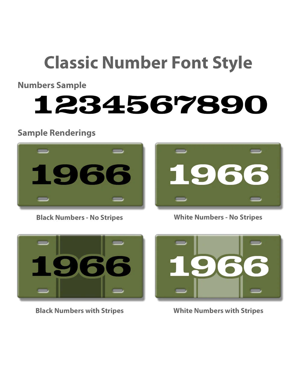 1935 Customizable License Plate - 15 colors - 4 font styles - Made in the USA