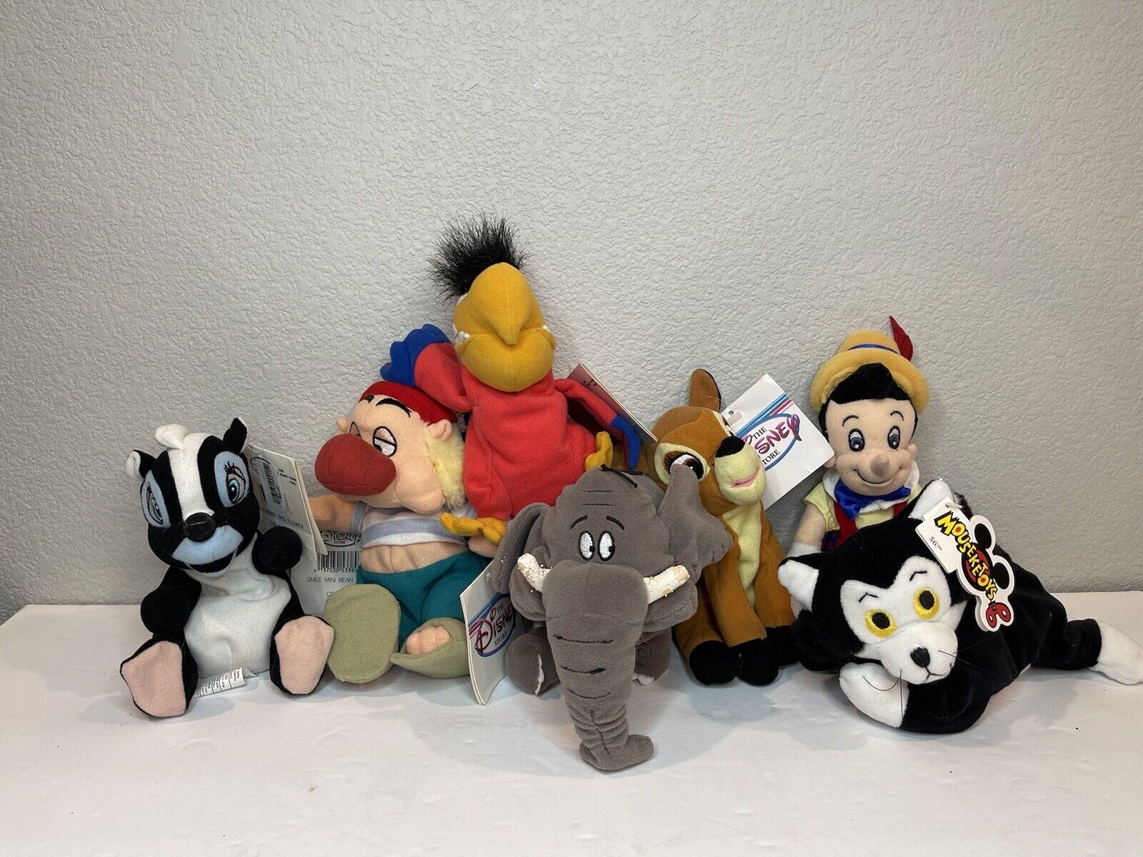 Lot Of 7 Disney Store Mouseketoys Beanie Bag  Plush New With Tags