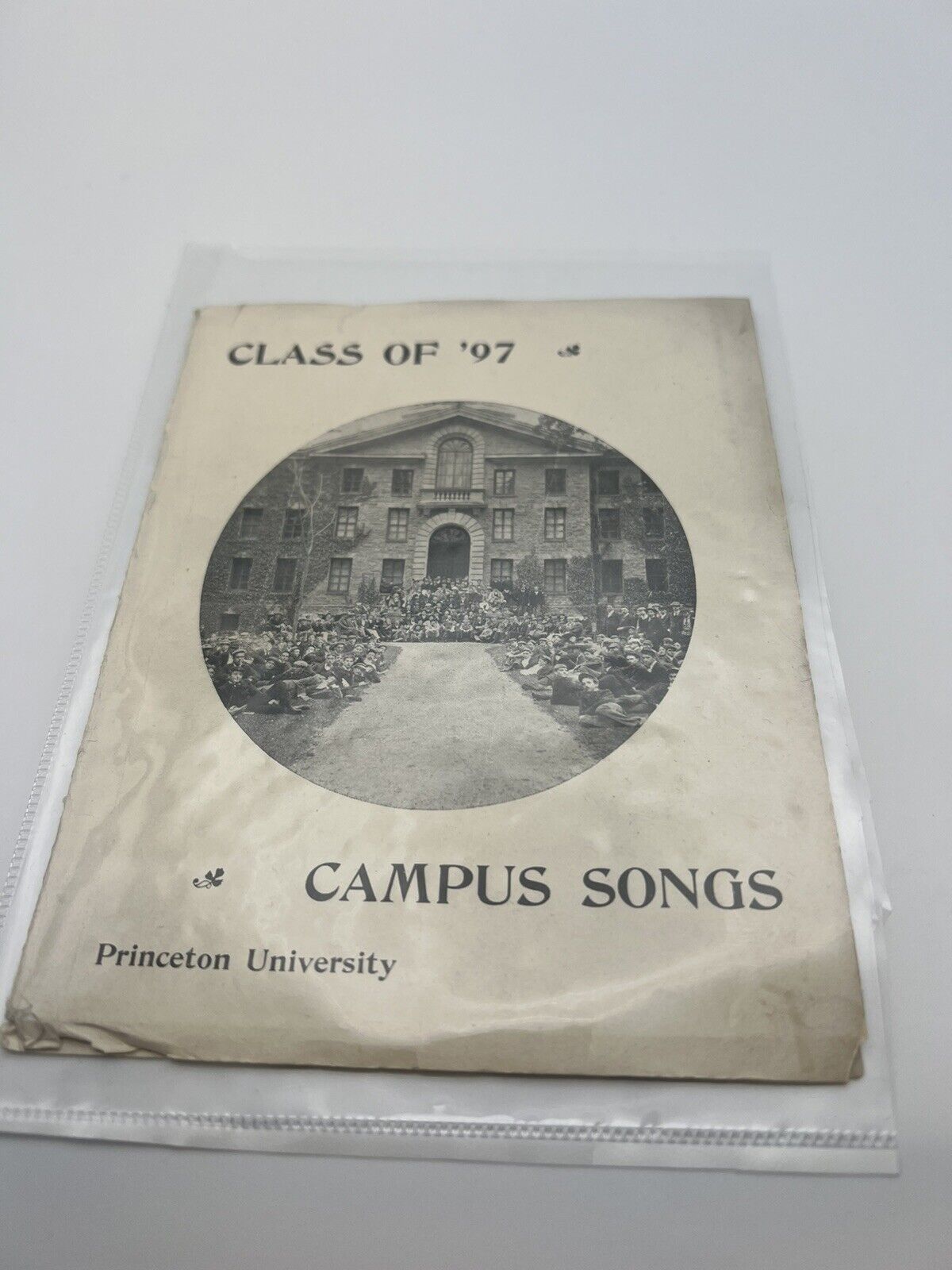 ANTIQUE CLASS OF 1897 PRINCETON UNIVERSITY CAMPUS SONGS