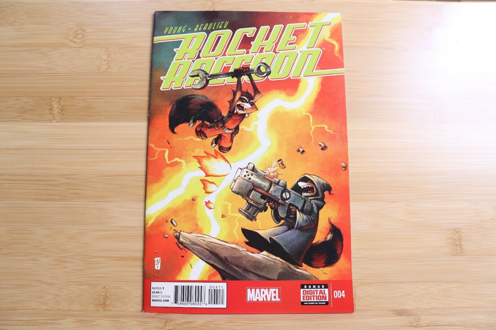 Rocket Raccoon #4 Skottie Young Cover Marvel Comics NM - 2014
