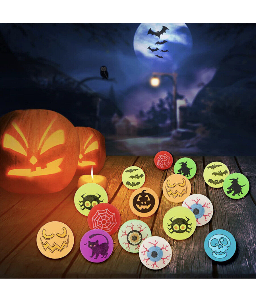 100/50 pcs Halloween party Glow in the dark bouncy balls for kids￼ toys