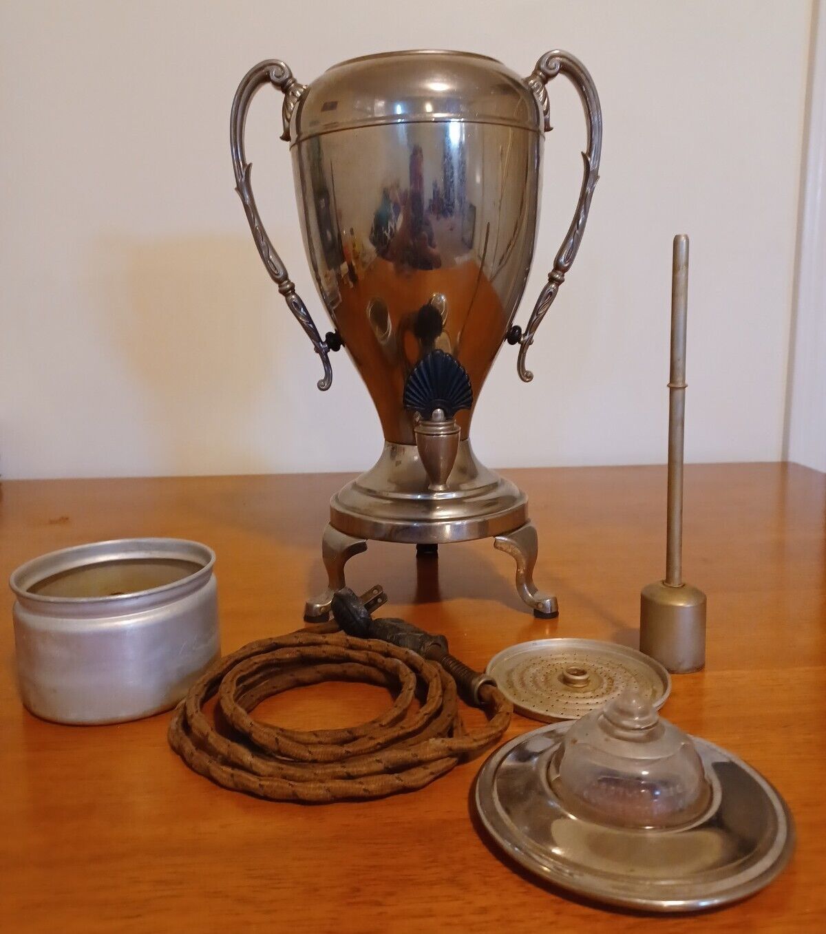 Vintage Edison Electric Appliance Company Coffee Percolator  114P78 all original