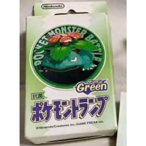 Pokemon playing cards 3D green from japan
